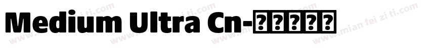 Medium Ultra Cn字体转换